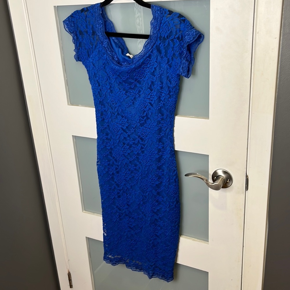 Maurice’s size small blue lace dress